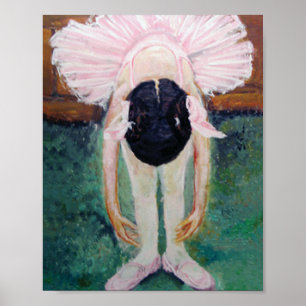 Poster Petite Danseuse Peinture Impressionniste Ballerine