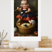 Poster Petite Demoiselle Muffet (Cuisine)