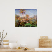 Poster Petite ferme rurale à Bordighera par Claude Monet (Cuisine)