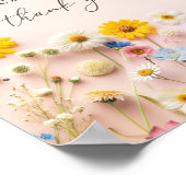 Poster Petite Fête Fleur sauvage (Coin)