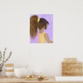 Poster Petite Fille (Cuisine)