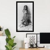 Poster Petite fille à Java, Indonésie 1898 (Bureau à domicile)