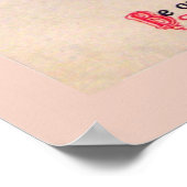 Poster Petite Fille aux Fleurs (Coin)