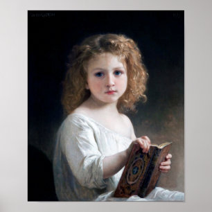 Poster Petite fille, Bouguereau