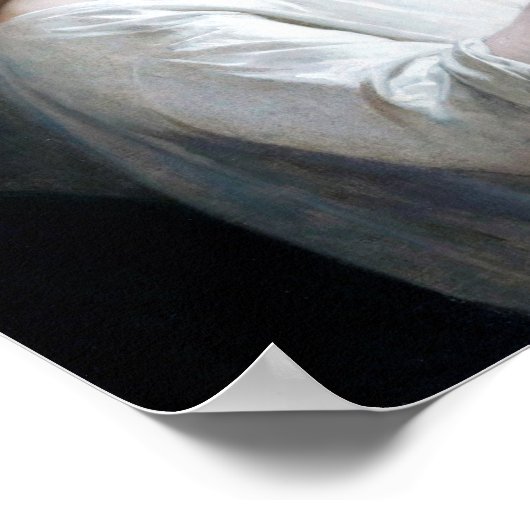 Poster Petite fille, Bouguereau (Coin)