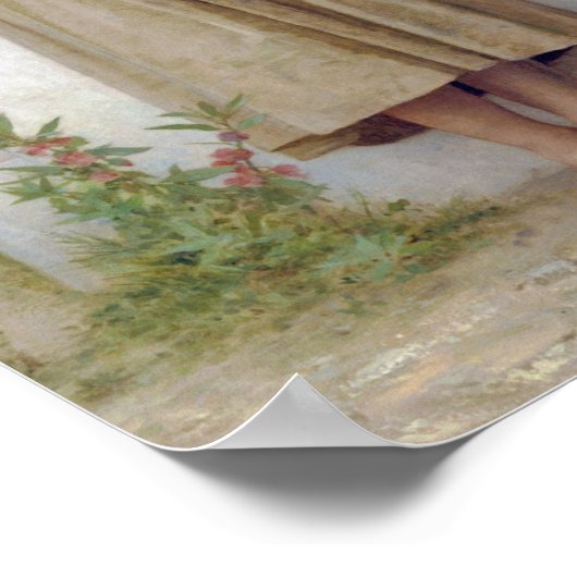 Poster Petite fille, Bouguereau (Coin)