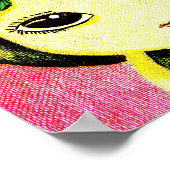 Poster Petite Fille - Elle Cultive Un Arbre (Coin)