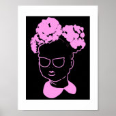 Poster Petite fille en rose : Mink Pink-Puffs (Devant)