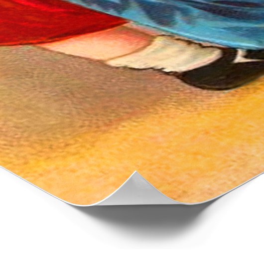 Poster Petite fille et Jack O'Lantern (Coin)