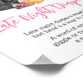 Poster Petite Fille Fantôme De Boo Diapeurs De Nuit Tard (Coin)