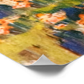 Poster Petite Fille Illustration Florale Vintage Heidi (Coin)