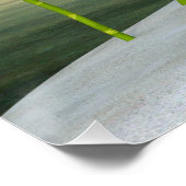 Poster Petite fille Imaginaire mignonne, Océan Bleu (Coin)