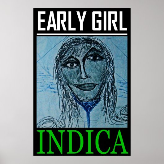 POSTER PETITE FILLE INDIQUE (Devant)