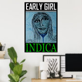 POSTER PETITE FILLE INDIQUE (Bureau à domicile)