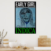 POSTER PETITE FILLE INDIQUE (Cuisine)