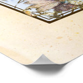 Poster Petite fille personnalisée - Princesse Féerie ench (Coin)