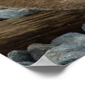 Poster Petite Fille Sur Les Chemins De Fer (Coin)