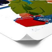 Poster Petite fille Swissair (Coin)