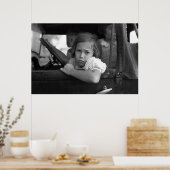 Poster Petite fille triste, 1938 (Cuisine)