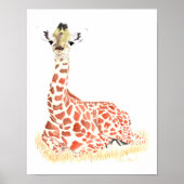 Poster petite girafe (Devant)