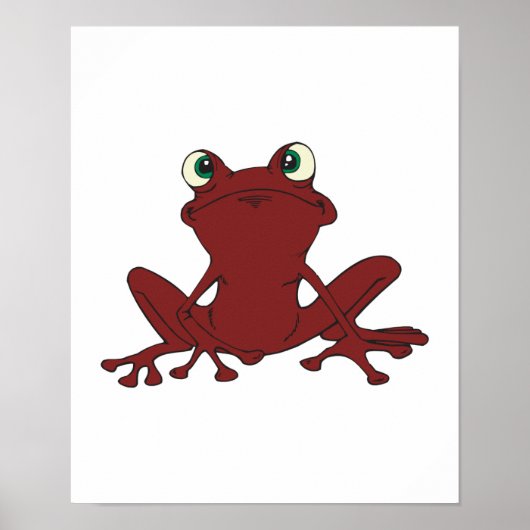 Poster petite grenouille (Devant)