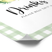 Poster Petite grenouille - Boissons vous aider (Coin)