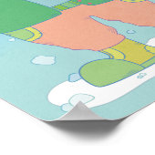 Poster Petite Grenouille Confortable (Coin)