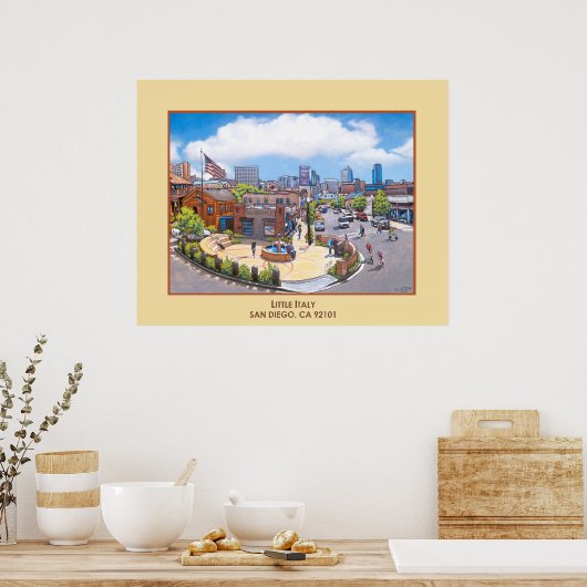 Poster Petite Italie (Cuisine)