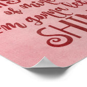 Poster Petite lumière de la mienne citation brillante (Coin)