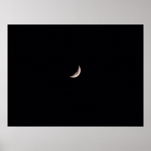 Poster Petite lune de croissant (Devant)