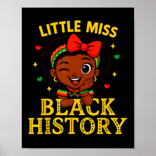 Poster Petite Miss Mois de l'histoire des Noirs 2026 Joli