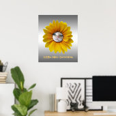 Poster Petite Miss Sunshine Chat souriant (Bureau à domicile)