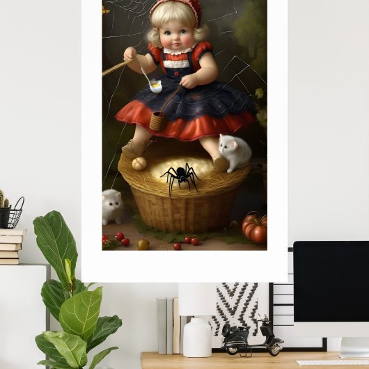 Poster Petite Muffet (Bureau à domicile)