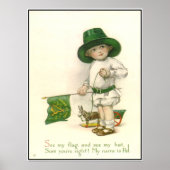 Poster Petite Patrick Imprimé Vintage (Devant)