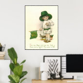 Poster Petite Patrick Imprimé Vintage (Bureau à domicile)