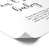 Poster Petite pêche Ne dis pas bébé (Coin)