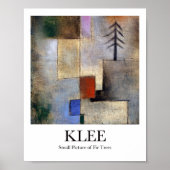 Poster Petite photo de Fir Trees par Paul Klee (Devant)