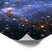 Poster Petite photo de l'espace bleu du nuage de Magellan (Coin)