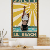 Poster Petite Plage Salée (Cuisine)