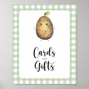 Poster Petite pomme de terre - cartes et cadeaux baby sho