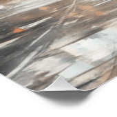 Poster Petite robe noire artistique Rending IA améliorée (Coin)