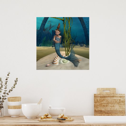 Poster Petite Sirène (Cuisine)