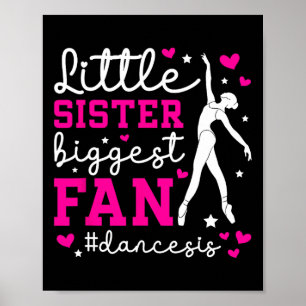 Poster Petite Soeur Danse Sis Danse Soeur D'Une Danse S