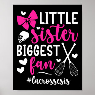 Poster Petite Soeur Lacrosse Soeur D'Un Lacrosse