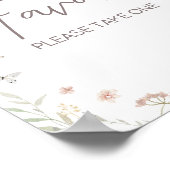 Poster Petite source botanique Fleur sauvage favorable (Coin)