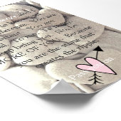 Poster Petite toile d'amour pour les gens d'énergie posit (Coin)