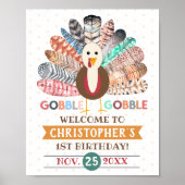 Poster Petite Turquie Thanksgiving N'importe quel âge fêt (Devant)