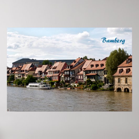 Poster Petite Venise à Bamberg (Devant)