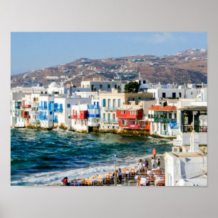 Poster Petite Venise, île de Mykonos.