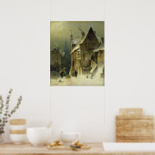 Poster Petite ville du Rhin (Cuisine)